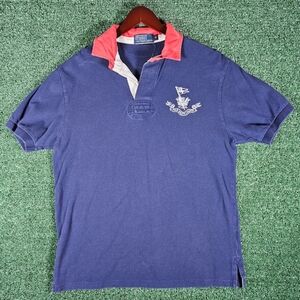 Vintage Polo Ralph Lauren Nautical Maritime Polo Shirt / Mens Size Medium